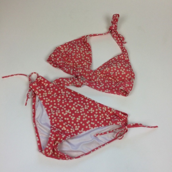 Victoria's Secret Other - Victoria's Secret Bikini Medium Pink Polka Dot